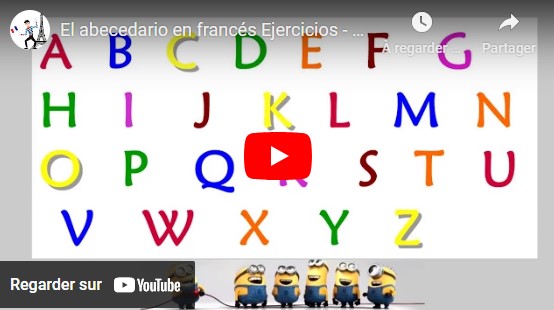 El abecedario en francés