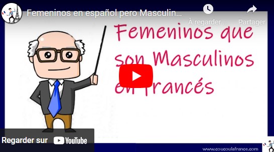 Masculinos en francés