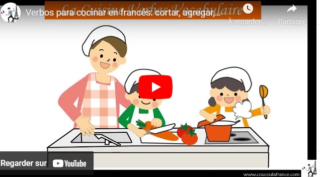Verbos para cocinar en francés